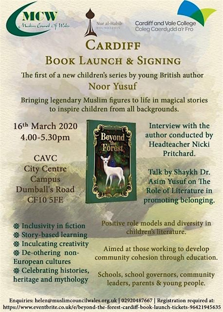Beyond the Forest Cardiff Book Launch image