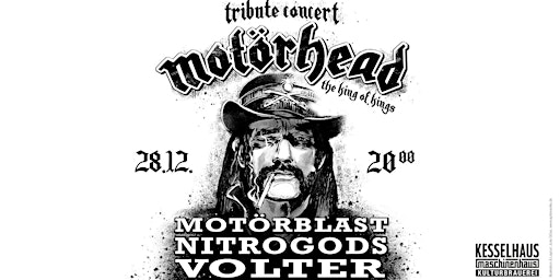 Motörhead Tribute mit Motörblast, Nitrogods und Volter