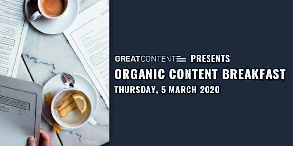 Organic Content Breakfast @ ITB  Berlin 2020