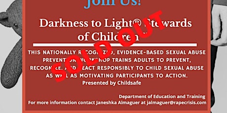 Workshop: Prevent, Recognize and React to Child Sexual Abuse primary image