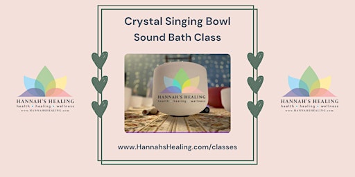 Imagem principal de Crystal Singing Bowls Sound Bath