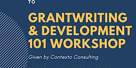 Grantwriting & Development  101 Workshop primary image