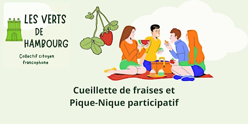 Image principale de Pique-nique avec cueillette de fraises et framboises