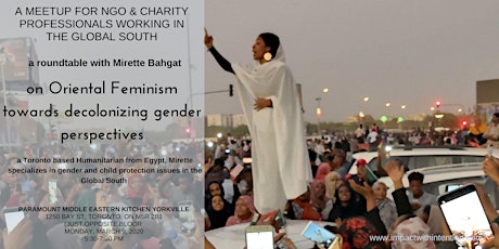The NGO Meet Up on Oriental Feminism with Mirette Baghat primary image