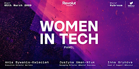 Women in Tech - panel primary image