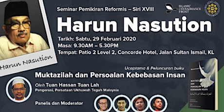 Seminar Pemikiran Reformis – Siri XVIII Harun Nasution primary image