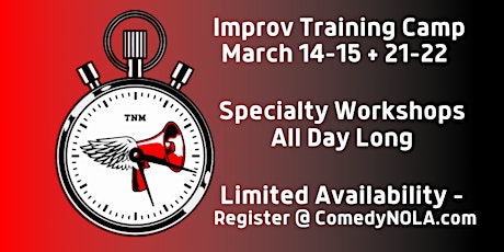 Improv Training Camp: March 2020 primary image