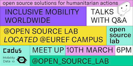 Hauptbild für Meetup - Inclusive Mobility worldwide & humanitarian actions