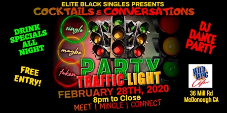 Singles Meet and Mingle Traffic Light Party at Wild Wing Cafe McDonough primary image