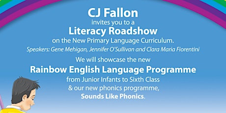 CJ Fallon 'Literacy Roadshow' with Gene Mehigan & Clara Maria Fiorentini primary image