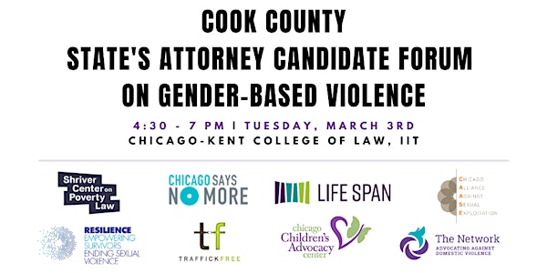 Cook County State's Attorney Candidate Forum on Gender-Based Violence
