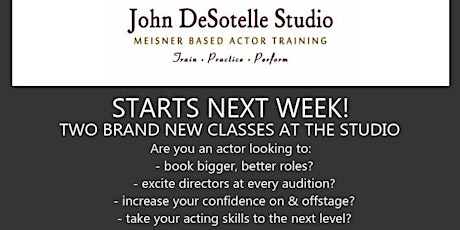 FIRE UP YOUR ACTING CAREER!! NEW ACTING CLASS!! primary image