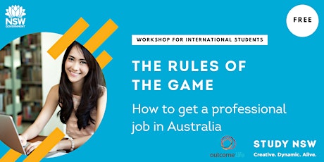 Rules of the Game - How to get a professional job in Australia primary image