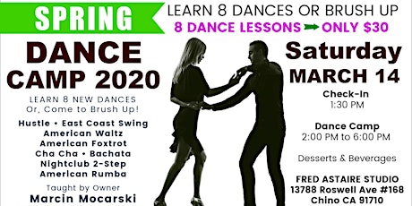 SPRING DANCE CAMP 2020 primary image