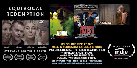 Melbourne Indie Film Festival 2020 – Made In Australia Thrillers primary image