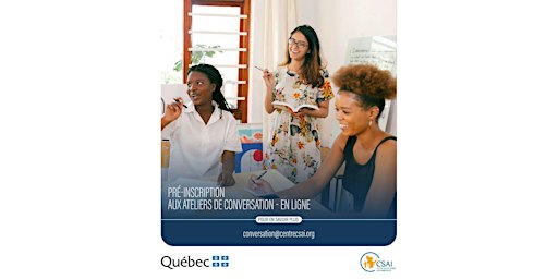 Image principale de Ateliers de conversation française – En ligne !