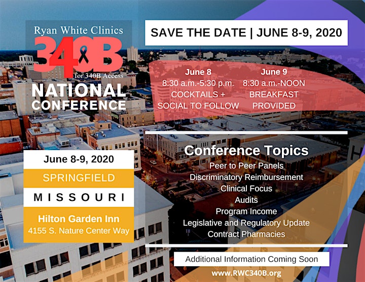 National Ryan White 340b Conference Springfield Missouri Tickets