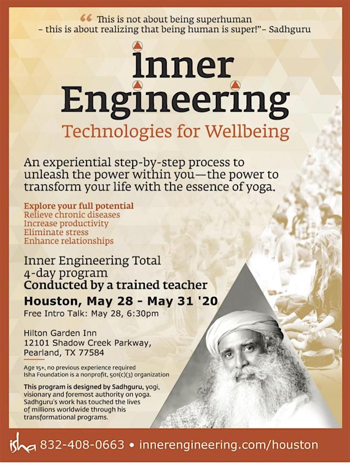 Inner Engineering Total Tickets Thu May 28 2020 At 7 00 Pm