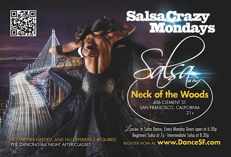 Official October four-week progressive Salsa series flyer