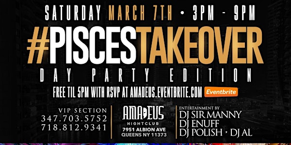 THE PISCES TAKE OVER #AMADEUS 