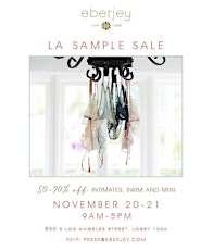 EBERJEY Holiday Sample Sale Nov. 20th and 21st primary image