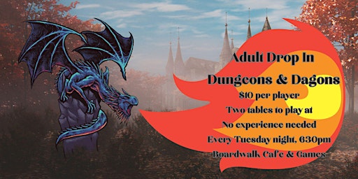 Imagen principal de Adult Drop In Dungeons & Dragons