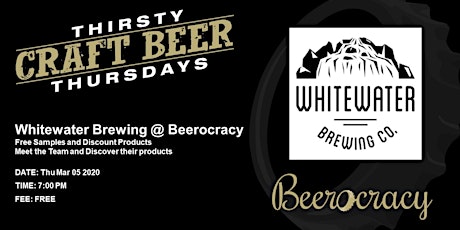 Thirsty Thursday with  Whitewater Brewing primary image