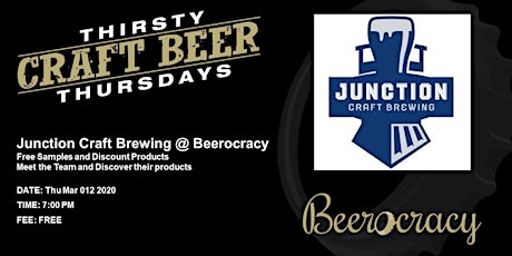 Thirsty Thursday with Junction Craft Beer primary image