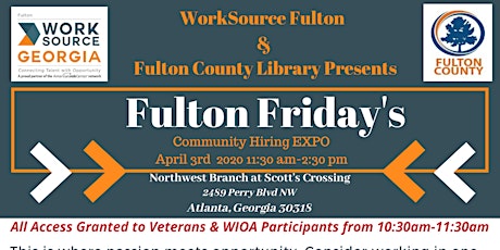 Fulton Friday Community Hiring Expo primary image