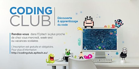 Image principale de Coding Club | Epitech Montpellier | 21/03/2020