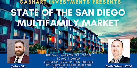 CANCELED - CoStar State of the San Diego Multifamily Market Lunch & Learn primary image
