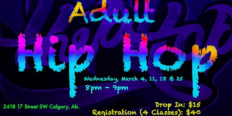 Hip Hop For Adults - Relaunch! primary image