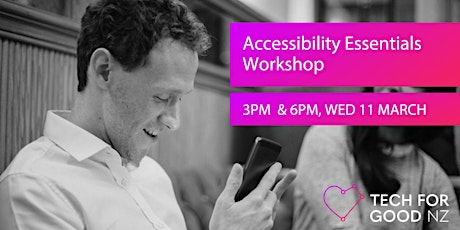 Accessibility Essentials Workshop | Tech for Good NZ primary image