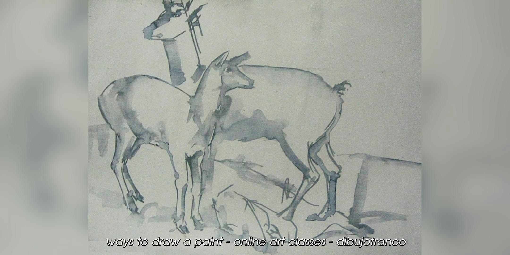 Drawing with INK +WASH - (WTDP149A) dibujofranco Drawing with INK +WASH - (WTDP149A) dibujofranco