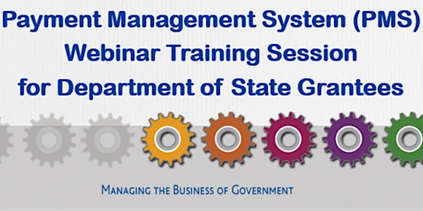 PMS DOS Grantee Webinar Training