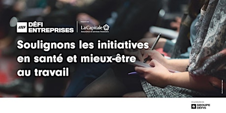 Soulignons les initiatives en santé et mieux-être au travail primary image