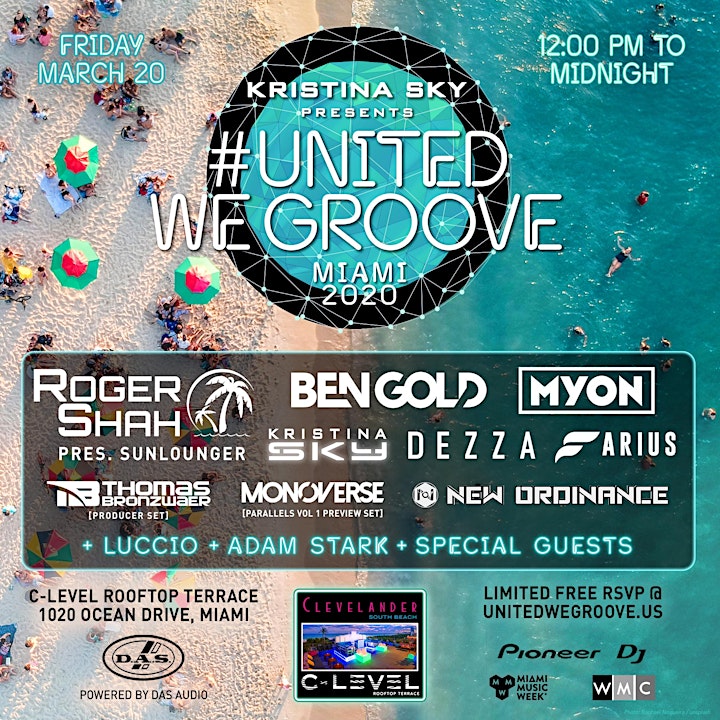 Kristina Sky presents United We Groove Miami 2020 image