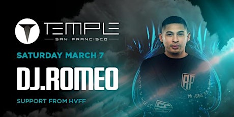 TEMPLE GUEST LIST SATURDAY MARCH 7TH primary image