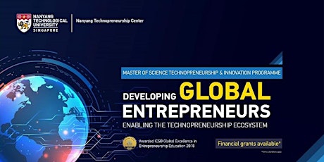 Master of Science in Technopreneurship & Innovation (Information Session) primary image