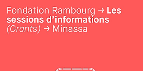Image principale de Session d’information - Programmes de financement de la Fondation Rambourg