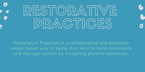 Getting Started with Restorative Practices, May 2020