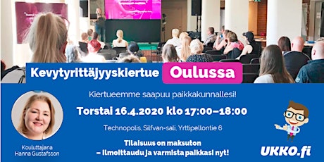 Kevytyrittäjyyskoulutus, Oulu primary image