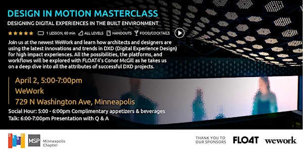 DESIGN IN MOTION MASTERCLASS: Digital Experiences in the Built Environment