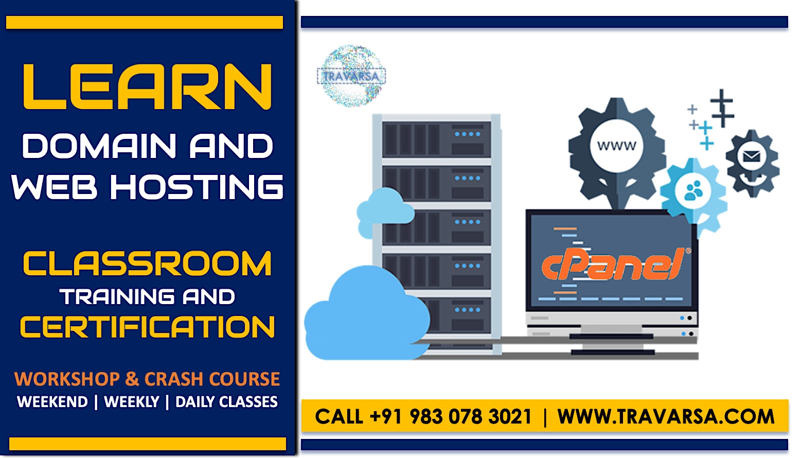 Web Hosting, CPanel and Domains [Crash Course and Certification] | Event in Kolkata | AllEvents.in