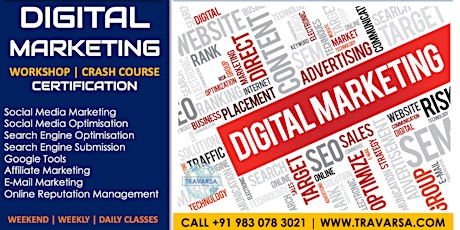 Digital Marketing [Crash Course and Certification] tickets