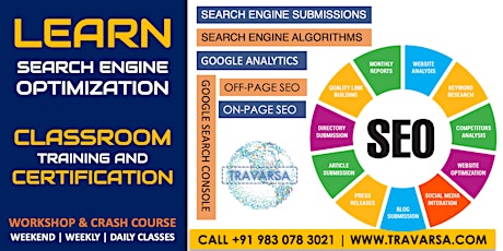SEO - Search Engine Optimization [Crash Course and Certification] tickets