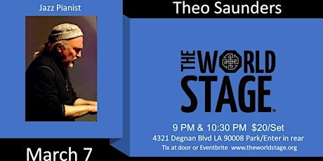 The World Stage presents *THEO SANDERS*  primary image