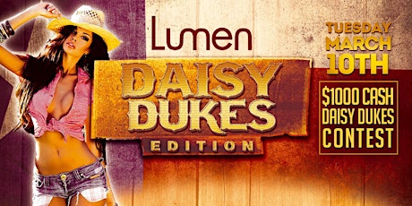 Lumen Tuesday's Daisy Dukes Contest & Rodeo Afterparty primary image