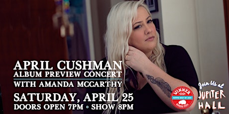 Postponed: April Cushman "The Long Haul" Album Preview Concert primary image