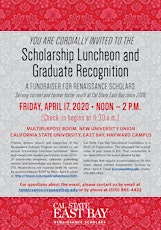 2020 Renaissance Scholars Luncheon - CANCELLED DUE TO COVID-19 primary image